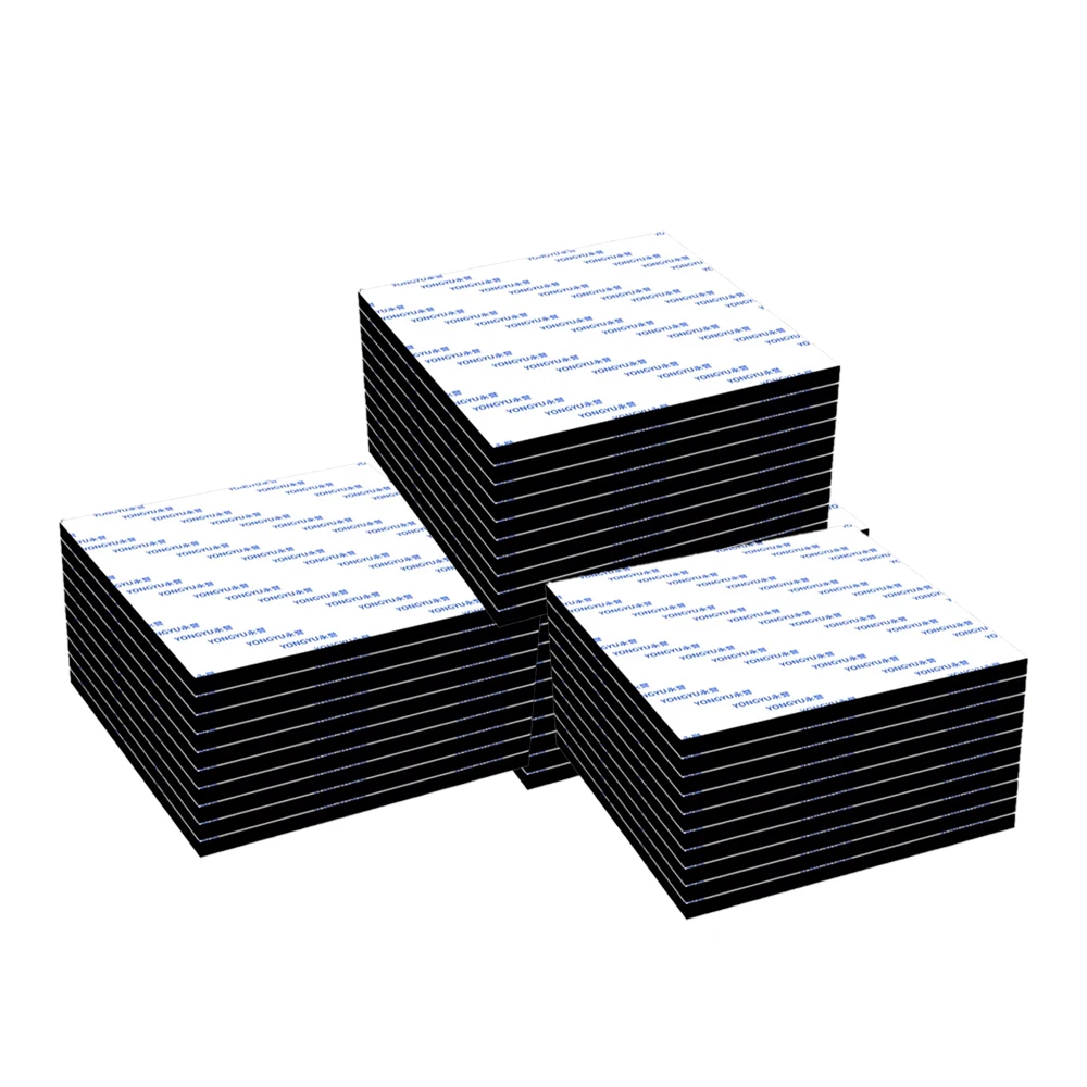 

EVA Black Double-Sided Tape Die-Cut Round Square Household Items Fixed Bathroom Kitchen Self-Adhesive Traceless Waterproof