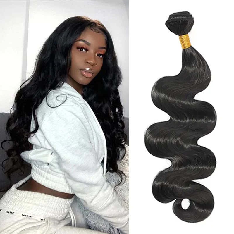 Body Wave 30 32 inch Brazilian Water Wave Raw Virgin Remy Doule Drawn Wholesale Natural Tissage Human Hair Weave Bundles