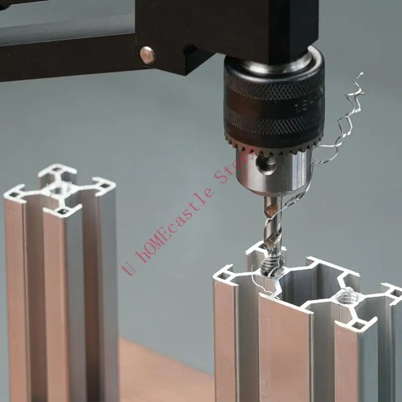 63HF Adjustable Tapping Arm Support Stand For Hand Drills Aluminum Alloy Construction Compacts Design Workshop Essential