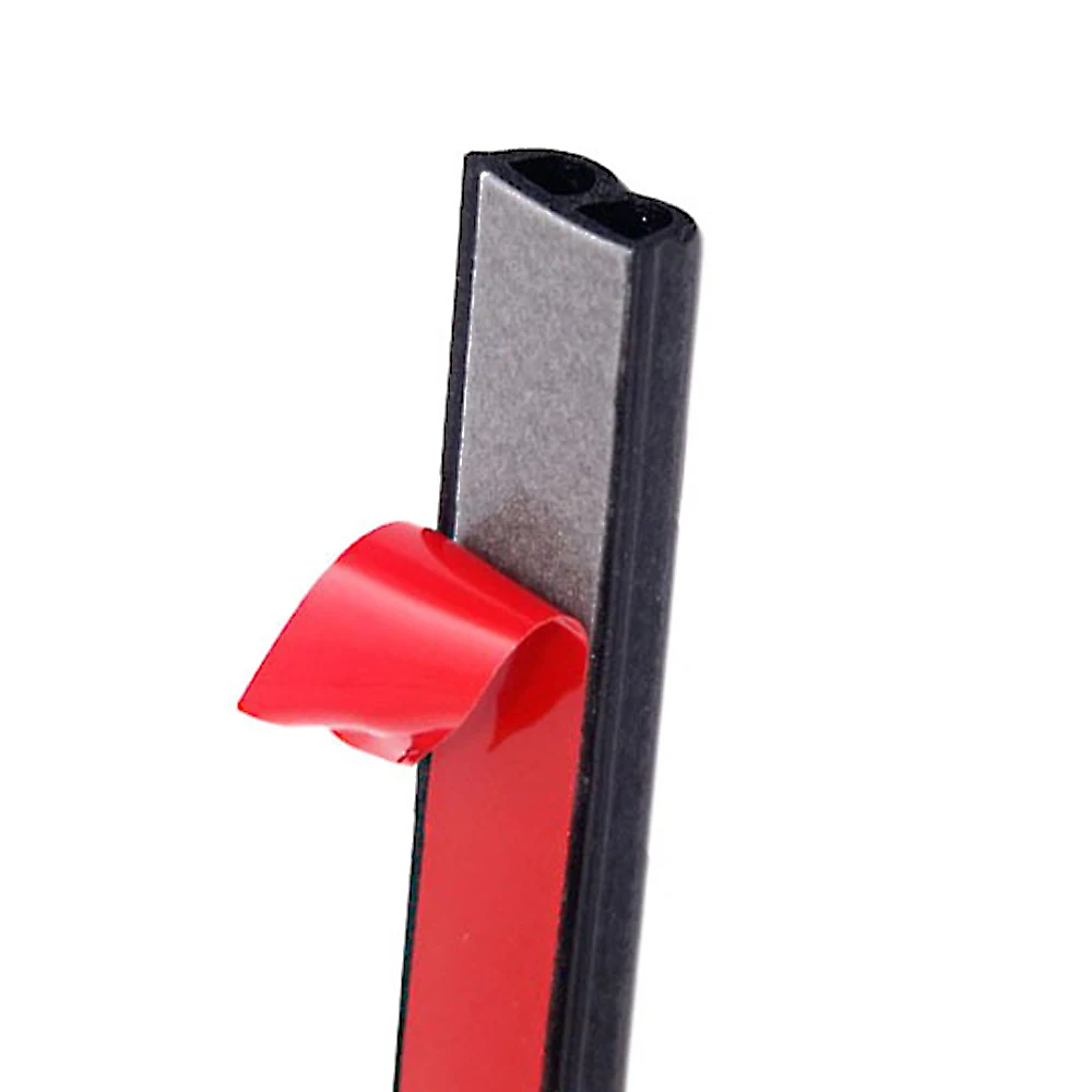 5m/10m B Shape Car Rubber Door Seal Strips Noise Insulation Anti-Dust Soundproof Car Door Edge Guards Strip Door Protector