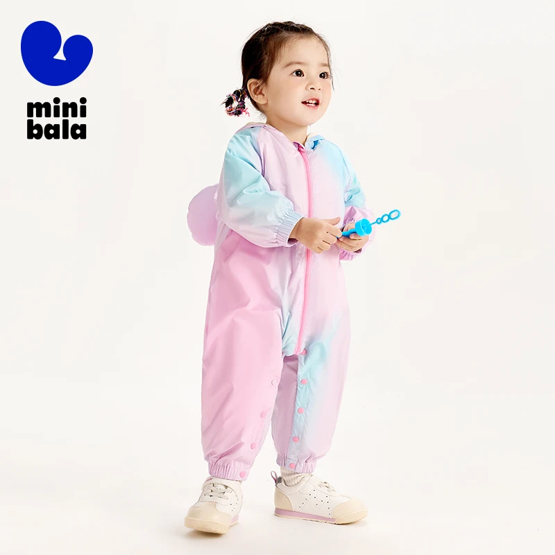 

Mini Bala Infant Outfit Unisex Children Outfit 2024 Spring New Baby Stylish Crawling Suit