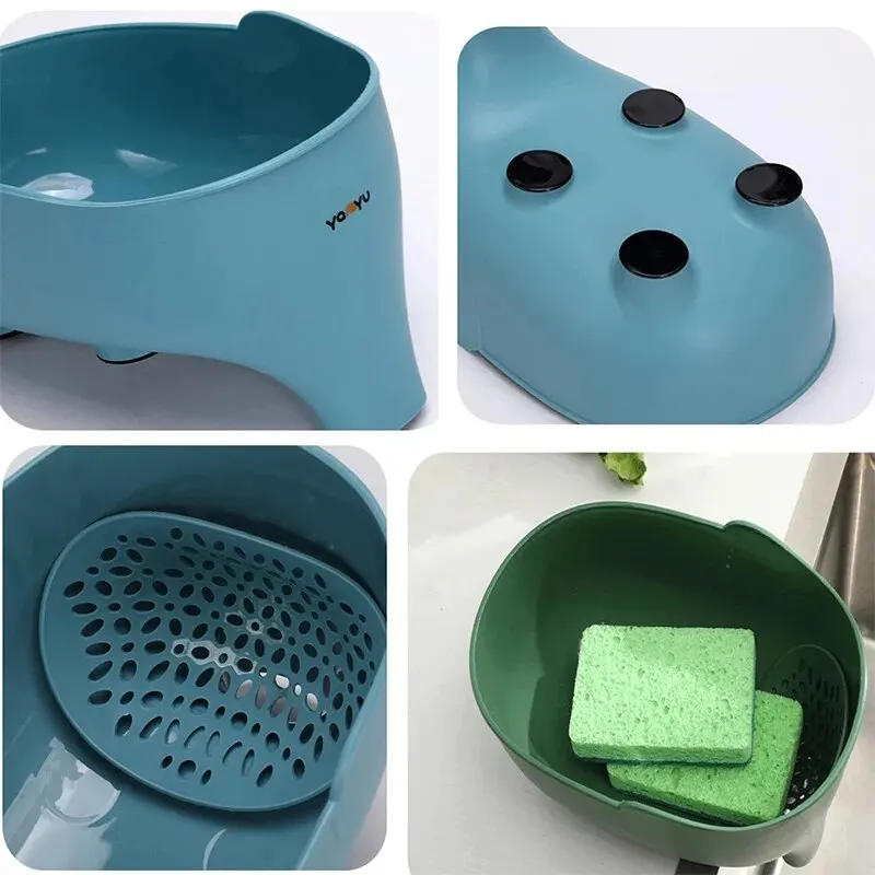 Elephant Drain Basket Multi-purpose Kitchen Storage Drain Basket Household Fruit and Vegetable Basket Plastic Drain Basket Acces