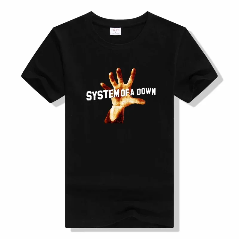 System Of A Down t shirt S.O.A.D. Armenian American Metal Band T Shirt rock band tee summer casual o-neck Short Sleeve t shirt