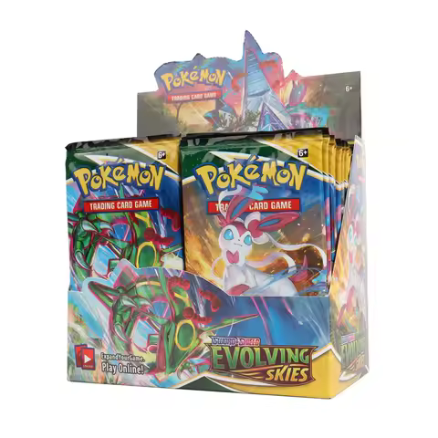 English Pok&eacute;mon TCG: Sword shield Evolving skies Booster Box Pokemon trade card 36 Pack Box