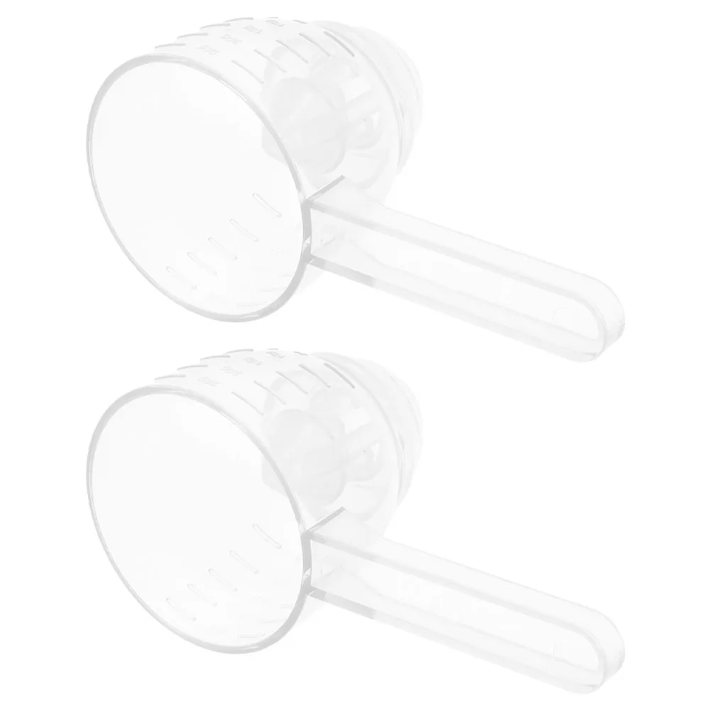 

2Pcs Leak-Proof Funnels for Shampoo Body Wash Travel Compact Measuring Funnel Spill-Free Filling Bottles Powder Scoop