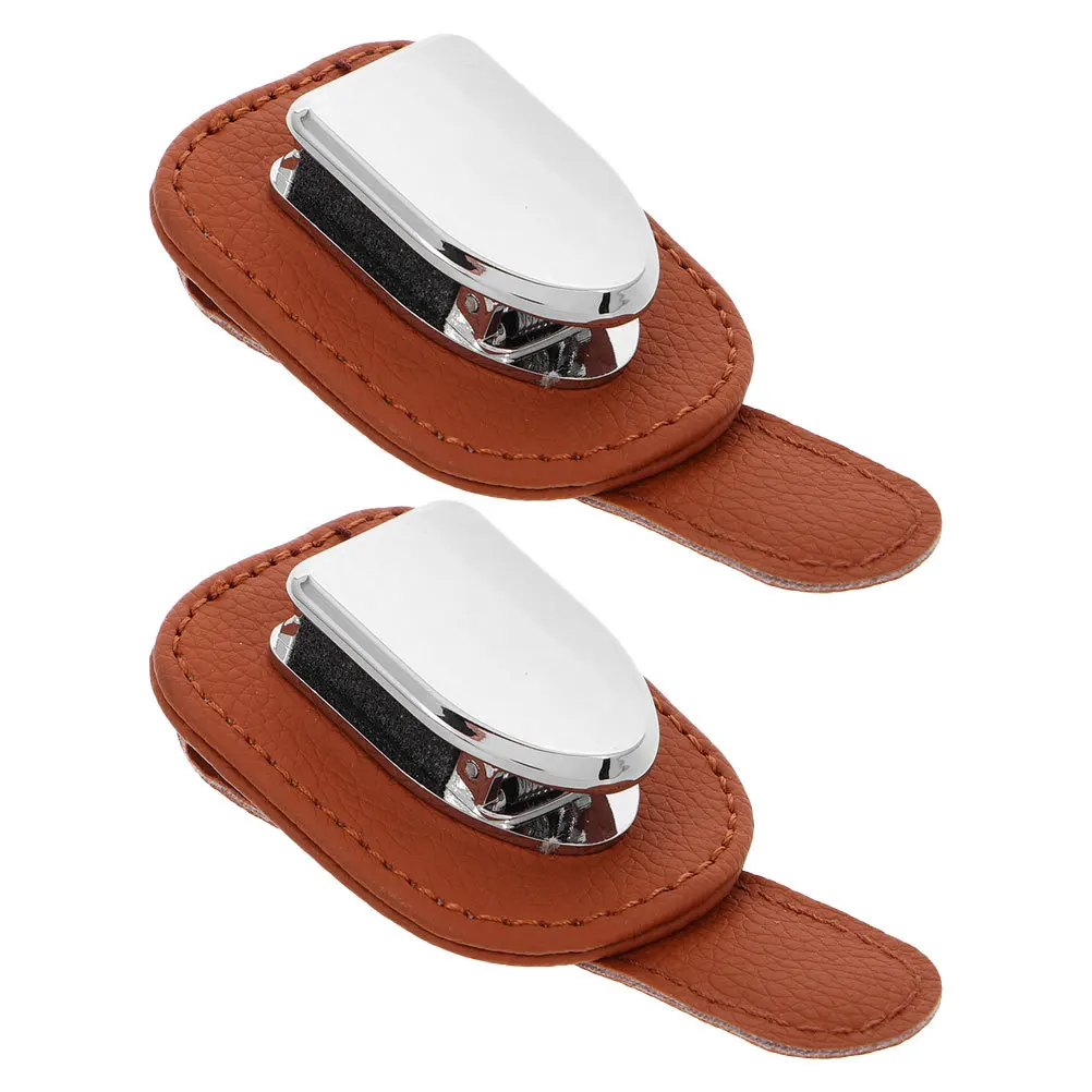

2Pcs Car Visor Clip Sunglass Holder Multifunctional Glasses Mount Organizer Card Storage Durable Antislip Grip Auto Interior