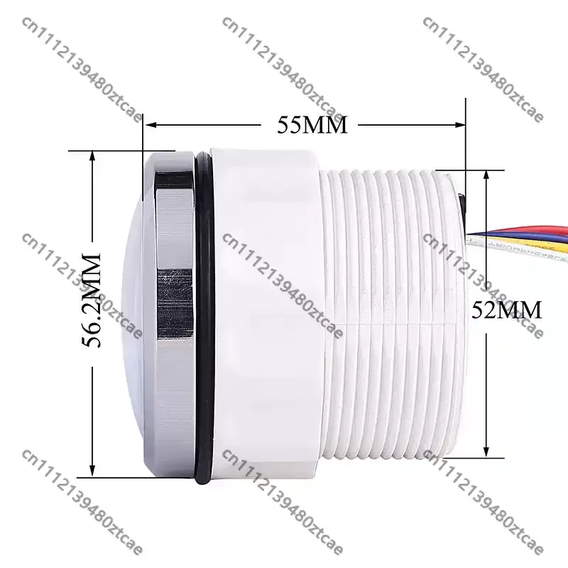 Waterproof Hour Meter Universal Timer Gauge For Generator Set Construction Machinery Loader Marine Engine