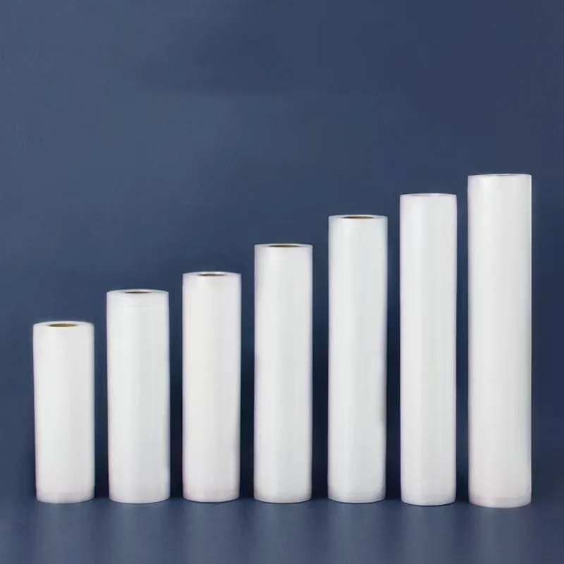Bolsa de vacío para alimentos de 5 metros, bolsa de mantenimiento fresco al vacío para alimentos, bolsa de comida para cocina familiar, textura gruesa que se puede cortar a voluntad