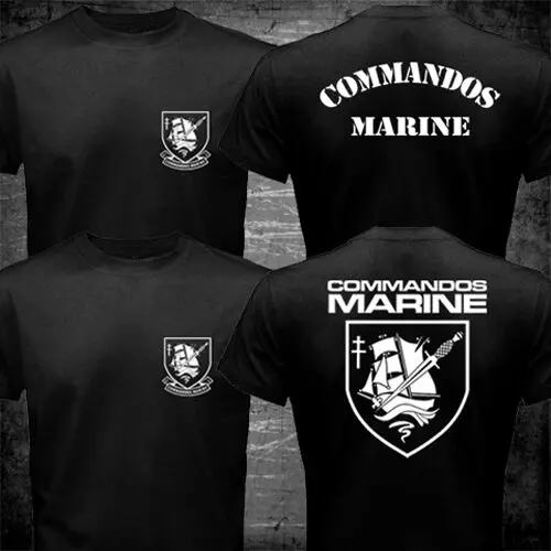 T shirt Man French Special Operation Forces Commandos Marine