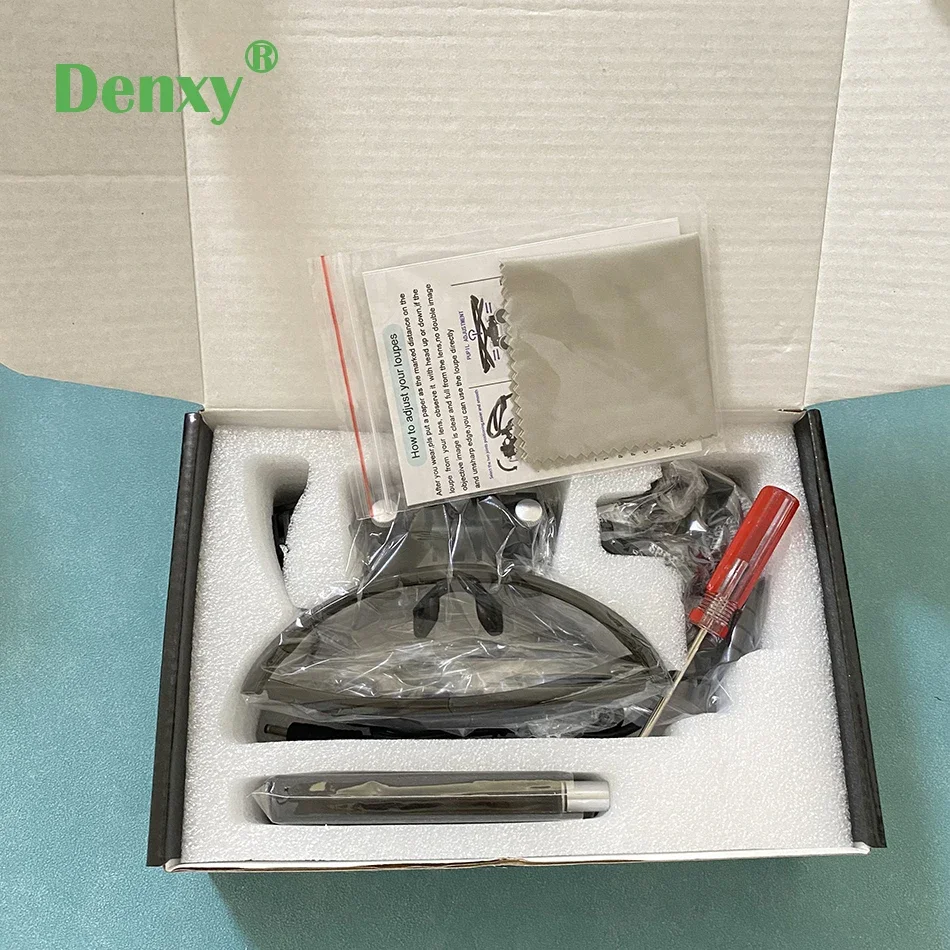 Binocular Loupes with LED Headlight, Magnifier for Medical Operation and