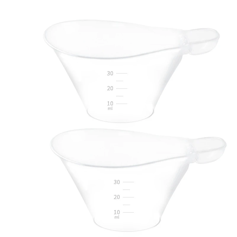 Set of 2 Portable Newborn Feeding Cups Anti-Choke Designs Baby Feeding Cup PP