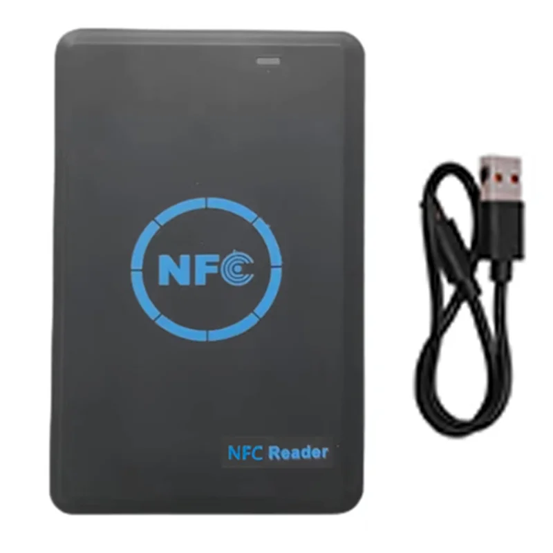 ABGI-5-Band NFC Smart Chip Reader/Writer con 3X CUID Portachiavi 125K 13.56M HID Duplicatore Copiatrice Tag Clone ID IC Portachiavi Chiave Co