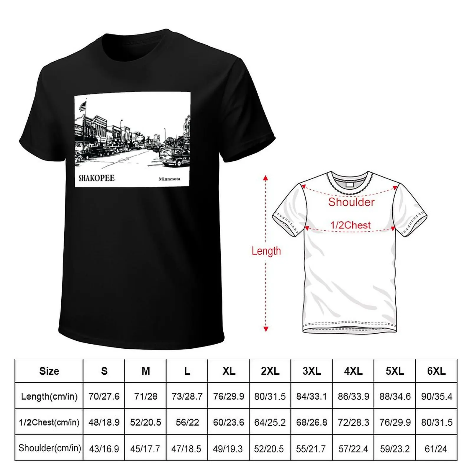 Shakopee Minnesota T-Shirt Running Gym Short Sleeve Sports Tee