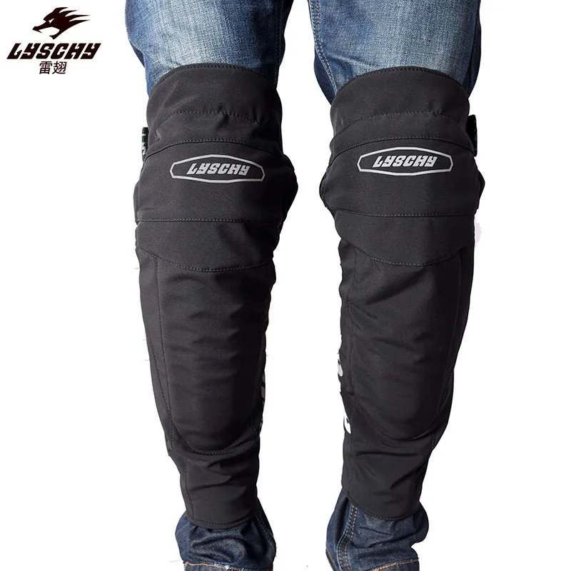 

LYSCHY Winter Motorcycle Knee Pads Thickened Warm Windproof Cold Motorcycle Leg Guards Anti-Fall Riding Skiing Knee Pads