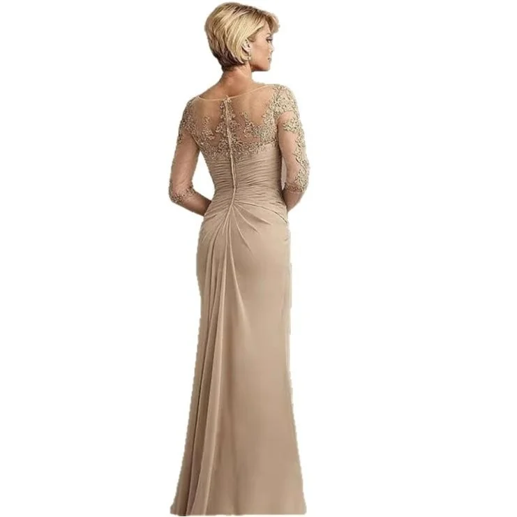 Suknia wieczorowa Ele Long Dr, suknia balowa Me Par, Ele Sle Ne, zwiewny krój, materiał jedwabny, na ceremonię dla dorosłych.