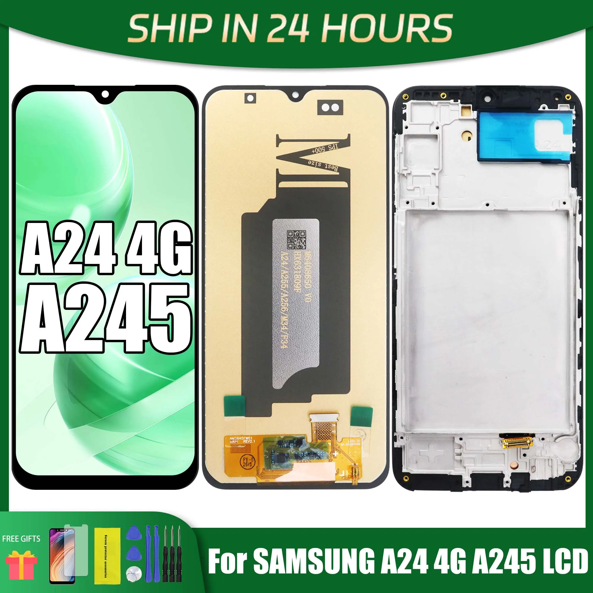 6.5"AAA LCD For SAMSUNG A24 4G A245 LCD Display Touch Screen Digitizer Assembly Repair