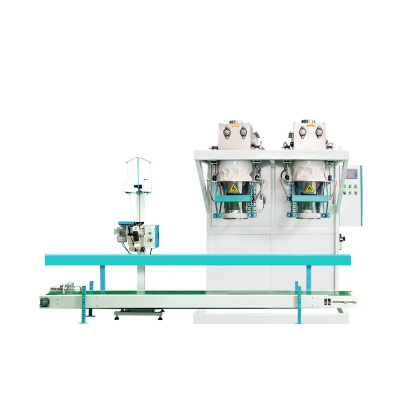 Fully automatic weighing 25kg powder packaging machine, blowing inner film ultra-fine powder spiral feeding packaging scale