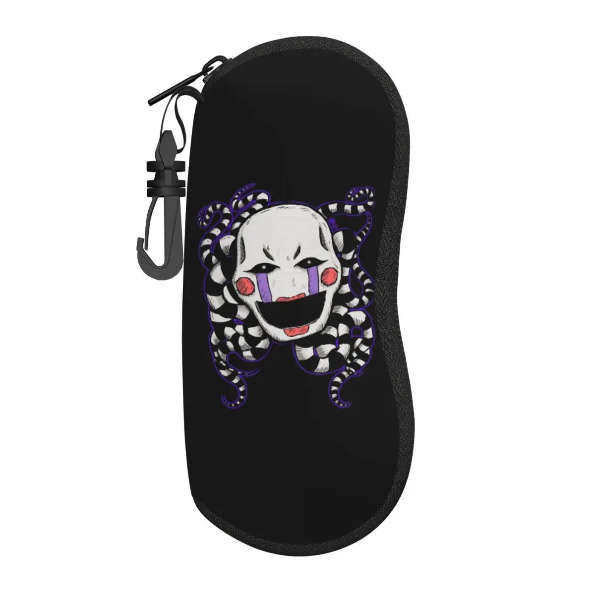 FNAF At Freddys The Puppet Marionette Estuche para gafas Hombres Mujeres Caja de almacenamiento de gafas protectoras Estuche para contactos oculares de oficina