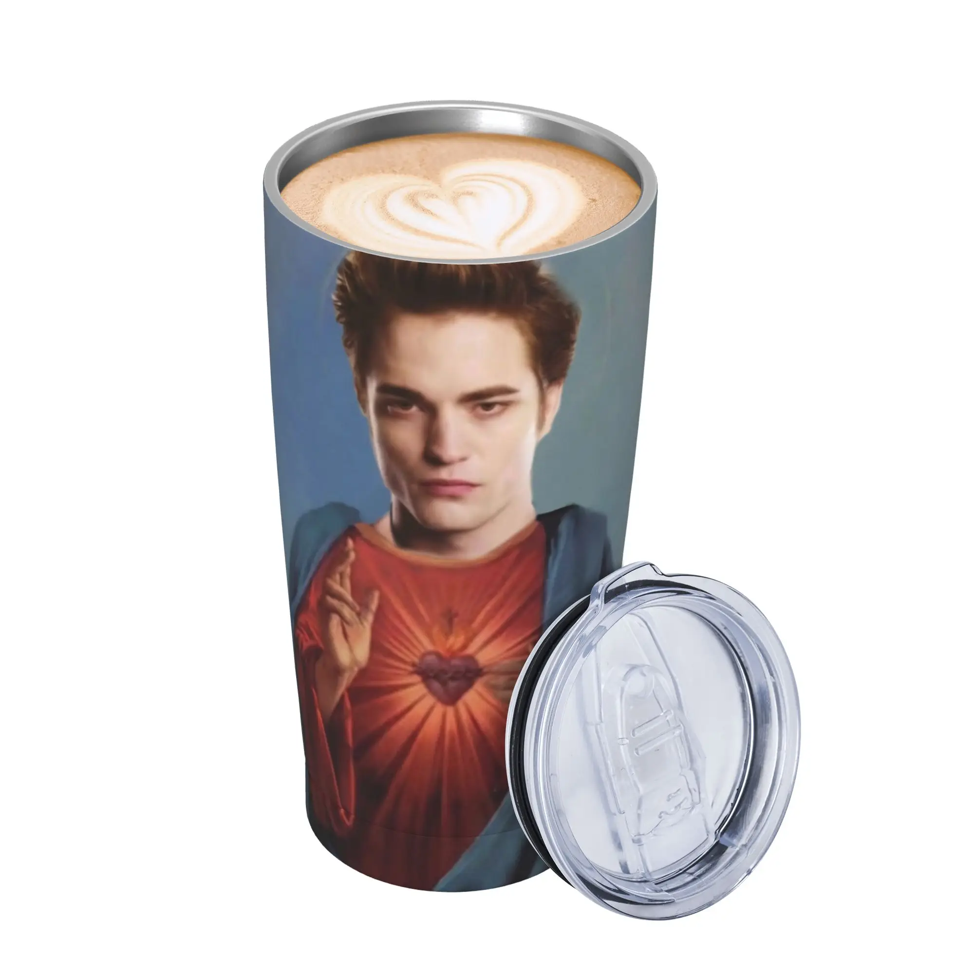 Edwards Cullen  Tumbler Vacuum Insulated  Coffee Cups Vacuum Flask Outdoor Mugs Hot Cold Drink 20oz