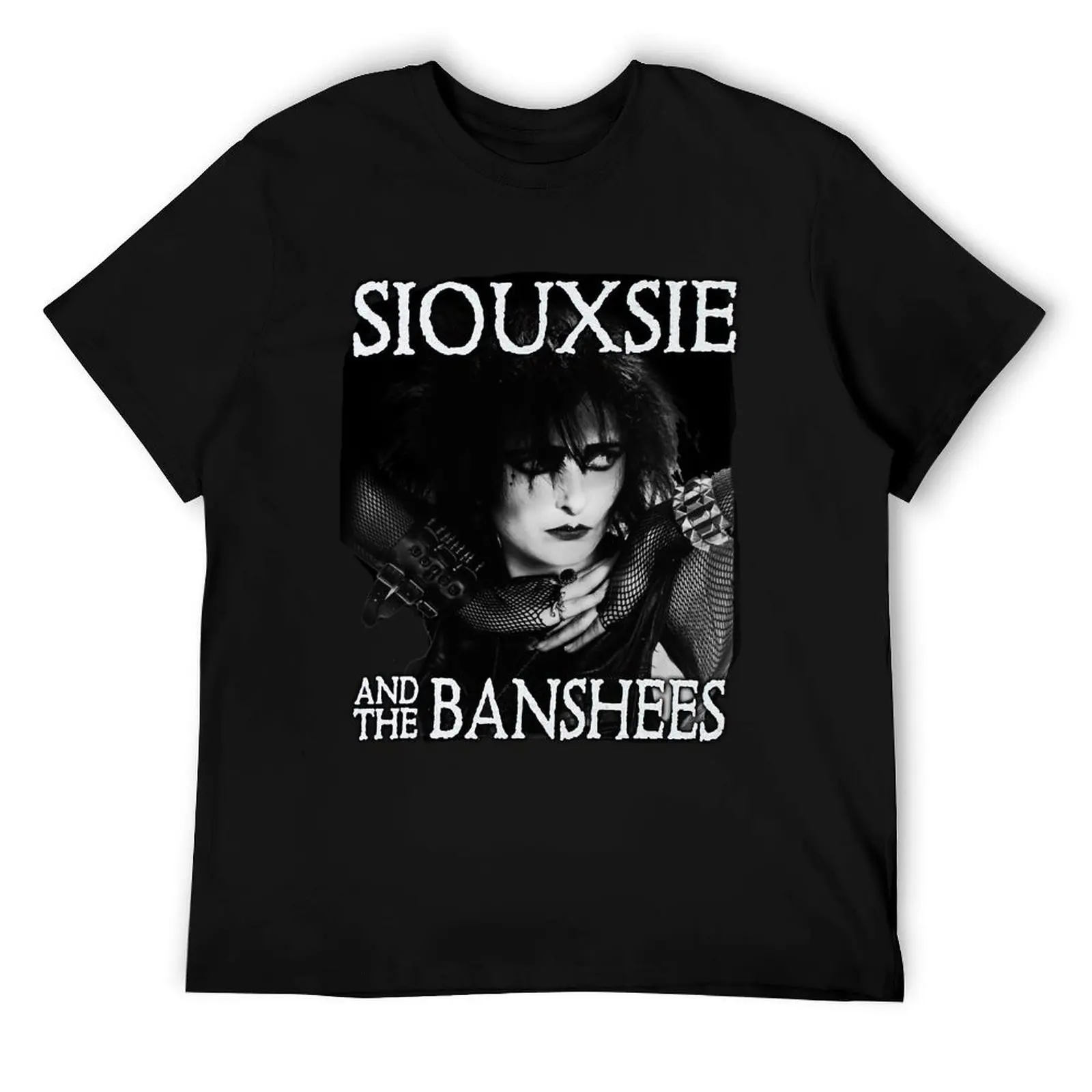 

Siouxie And The Banshees Poster Vintage T-Shirt cotton t shirt pack man graphic t shirt T-Shirt