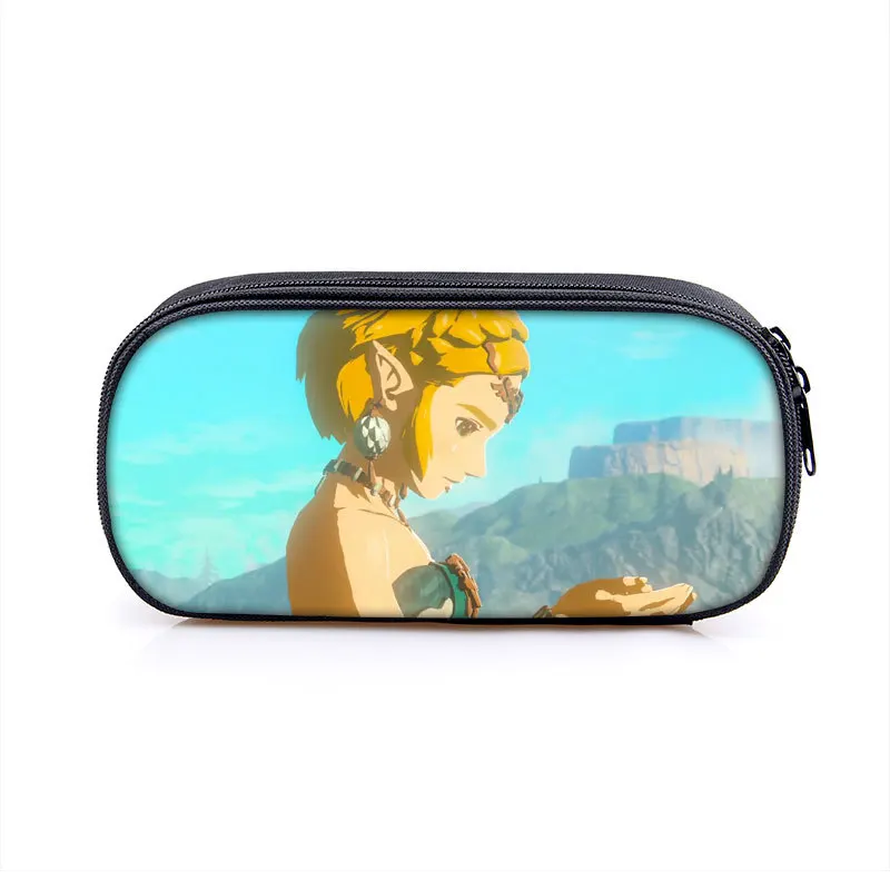 The Legend of Zelda Game Periphery Pencil Pen CaseGirl Boy Bag Large Capacity Pencil Box Pouch Stationery Supplie Student Gifts