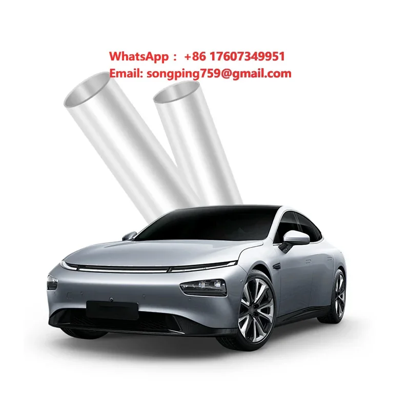 Car Body Sticker 1.52*15m Anti Scratch Stretchable Non Yellowing PPF Self Healing TPU Paint Protection Film PPF