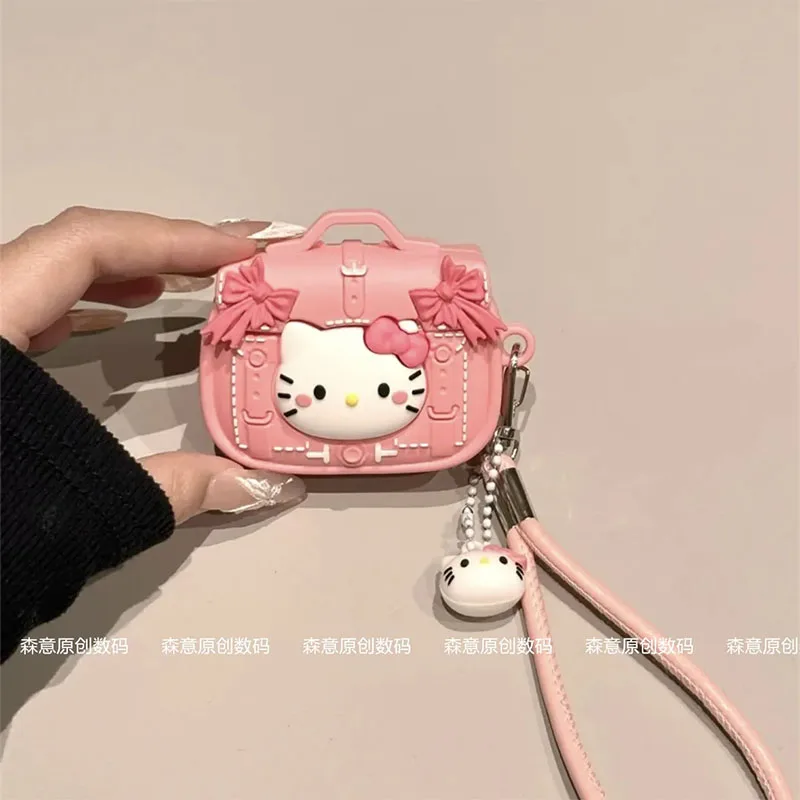 Kawaii Sanrio HelloKitty Airpods 4 Protective Case Fourth Generation Airpod Pro2 Suitable For Apple Earphone Cover Gifts Toys - Image 3