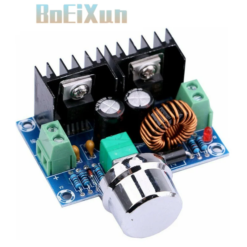 10PCS Max 8A 200W DC-DC Step Down Buck Converter Power Supply XL4016 PWM Adjustable 4-40V To 1.25-36V Step-Down Board XH-M401