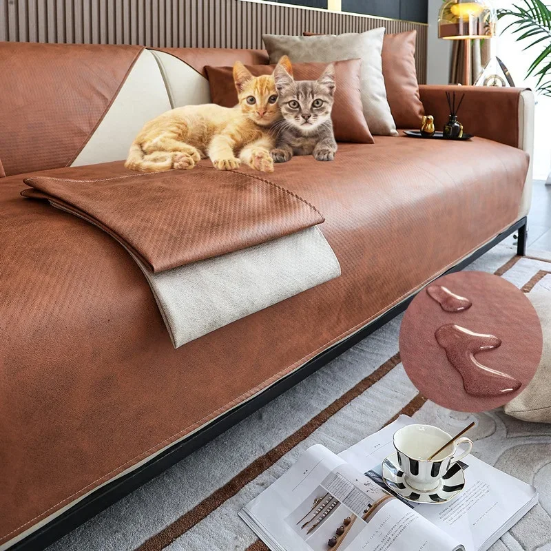 Waterproof Sofa Cover Pet Dog Cat Kids Mat Urine Pad Protector Non-Slip Couch Slipcovers Universal Sofa Covers for Living Room