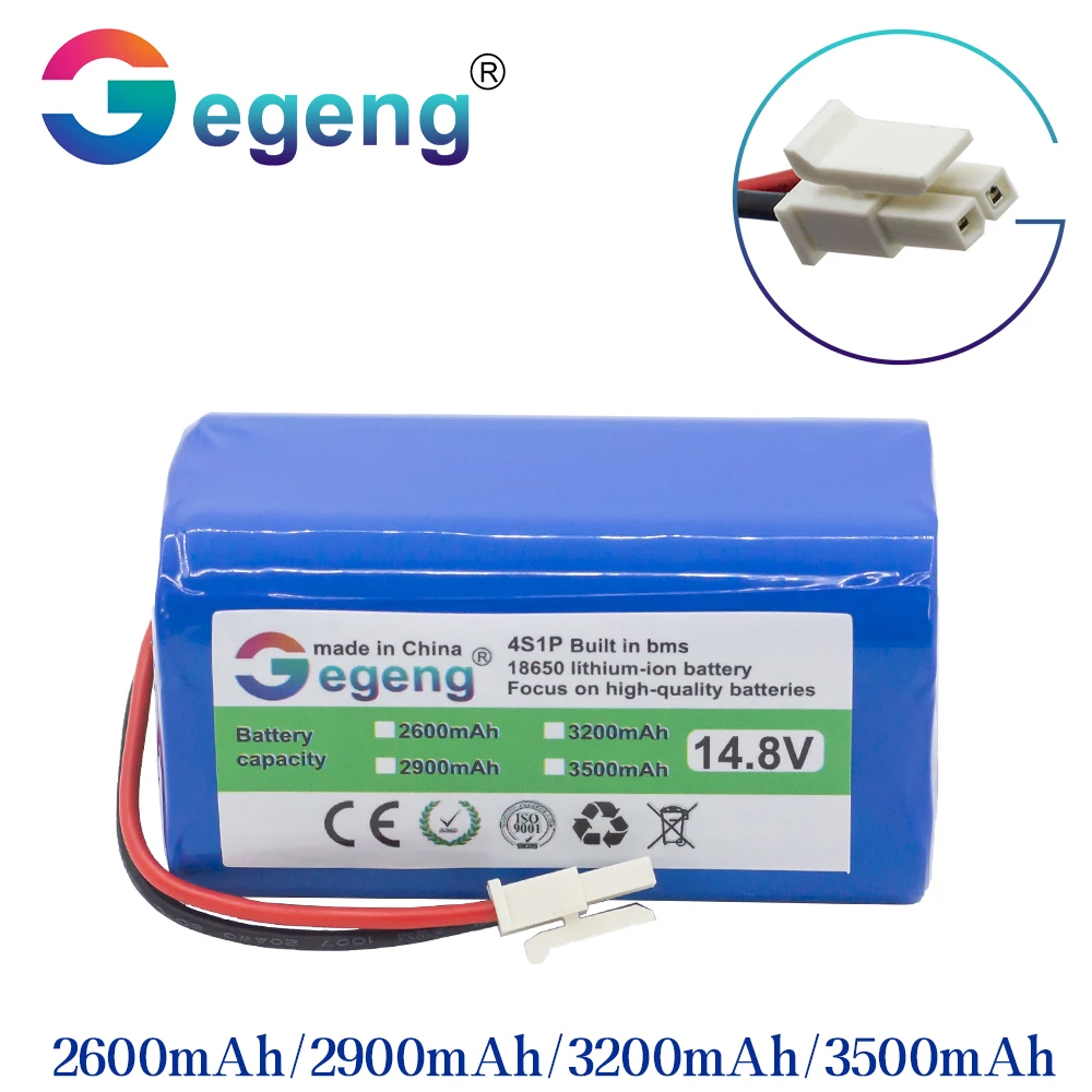 Gegeng 14.8V/14.4V 3200mAh for Polaris Imou battery Battery of sweeping robot charging battery, human vacuum cleaner accessories