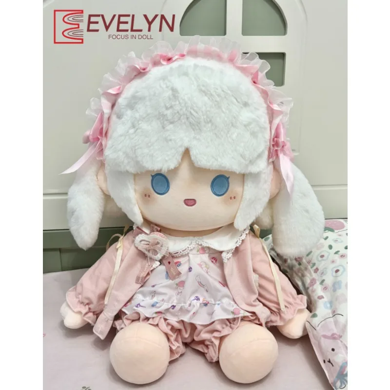 Evelyn Game Love and Deepspace Fashion Wedding Dress 40cm Sitting Posture Cotton Doll Clothes Stuffed Toy Outfit Accessories