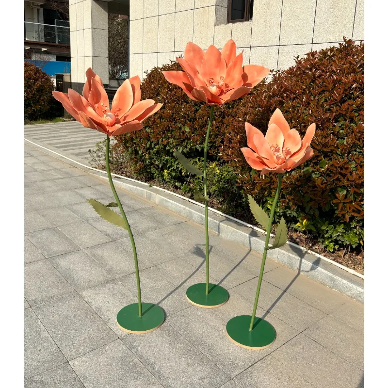 Large Large Wedding Decorations Window Display Handmade Suits Artificial Giant Self-supporting Large Giant Red Foam Flowers