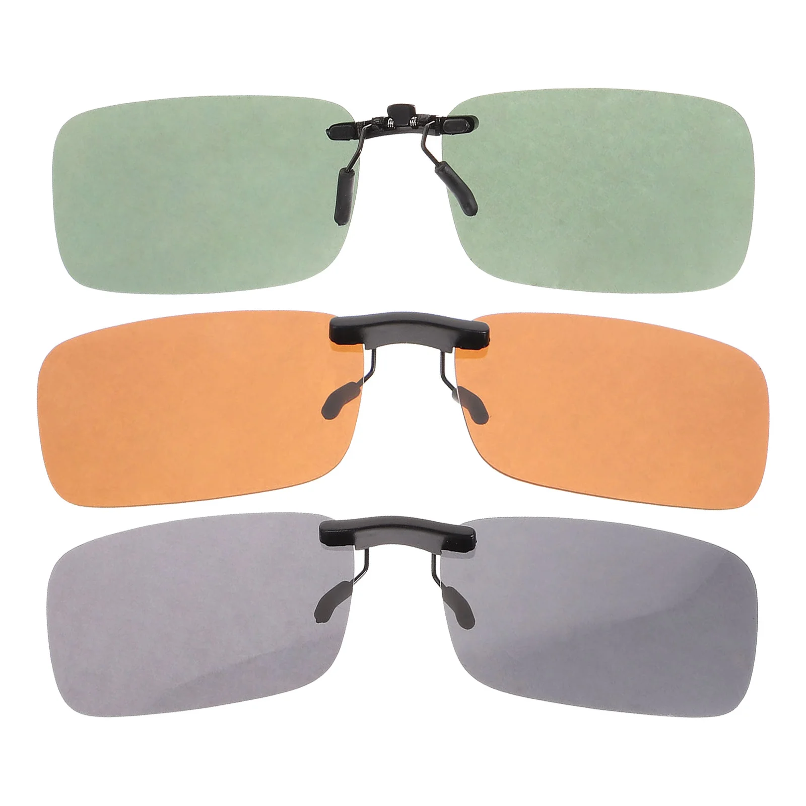 

3Pcs Polarized Sunglasses Clip for Glasses Lens Driving Safety Myopia Sunglass Clips Lightweight Comfortable No Dizziness