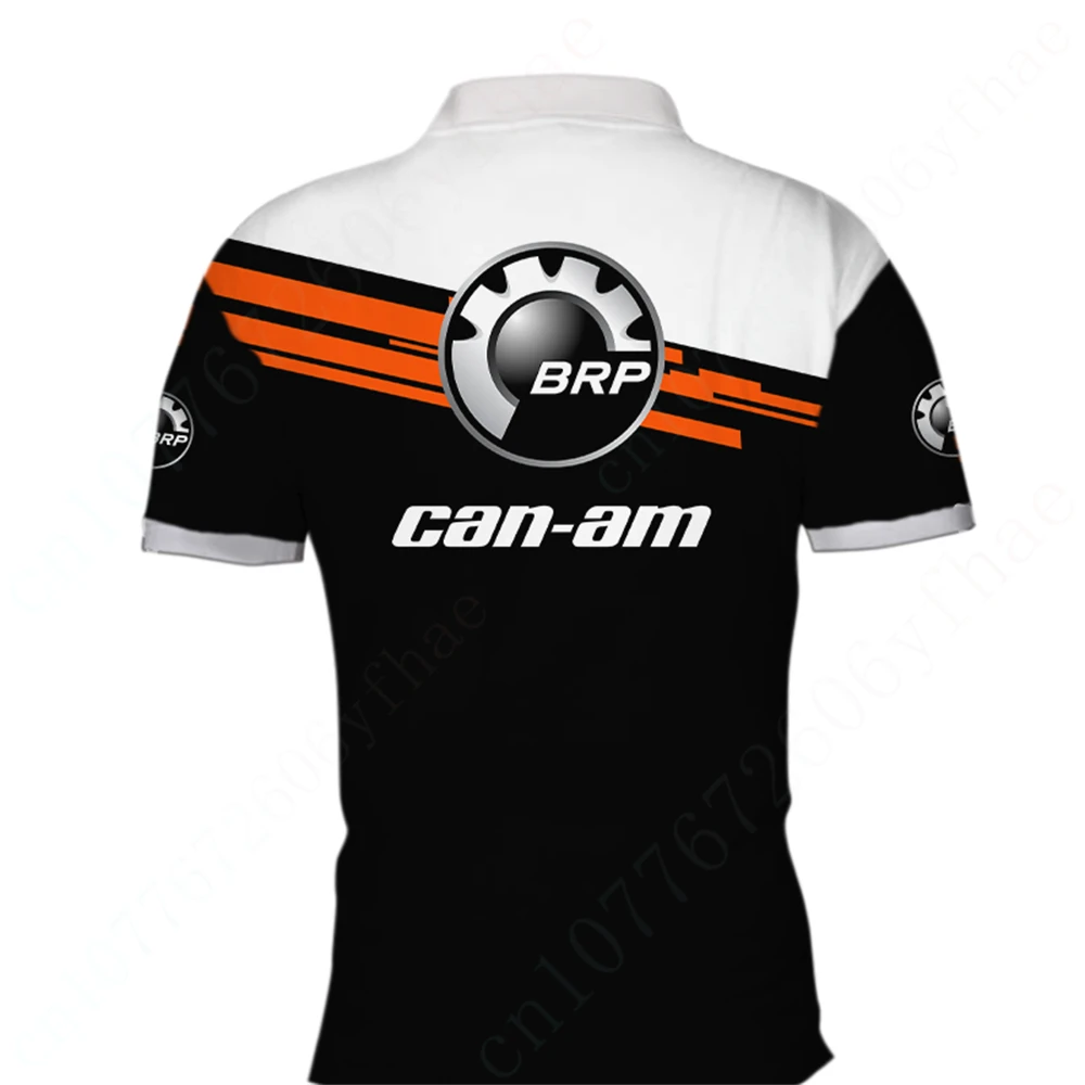 Can-am-Harajuku camiseta de manga curta para homens, top de secagem rápida, anime camisas polo, blusas, roupas unissex, roupas casuais de golfe