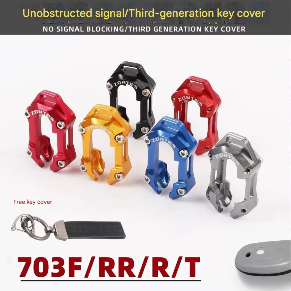 For ZONTES 703RR 703R Induction Key Cover 703RR Key Shell 703R/T Remote Control Protective Decorative Cover Buckle