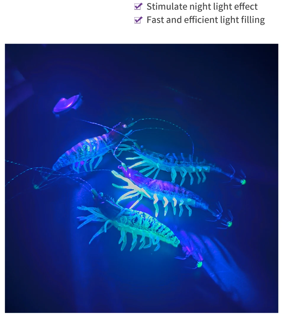 ILURE UV-Taschenlampe LED Ultraviolett-Taschenlampe Zoombare Mini-UV-Leuchte 395nm Angelköder Tintenfisch-Jigs Zusatzlicht Werkzeuge – Detail 2