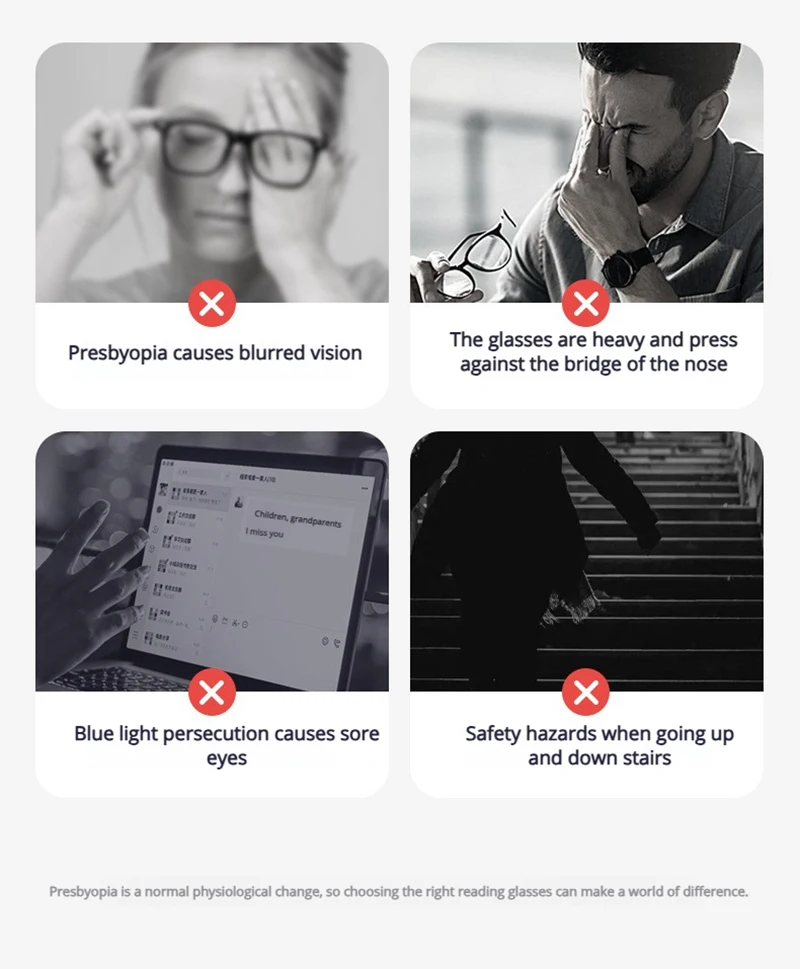 Übergroße quadratische Anti-Blaulicht-Brille für Männer und Frauen, ultraleichte, große photochrome Brille, modische dekorative Brille – Detail 5