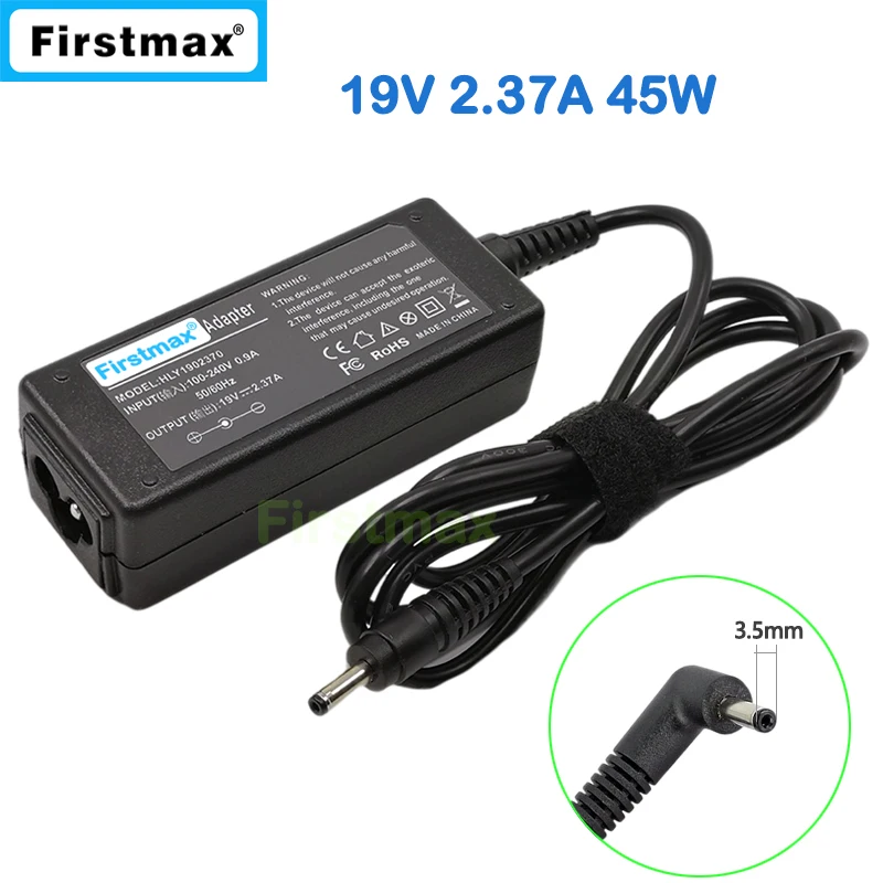 19V 2.37A 45W Charger for Dynabook Satellite Pro ET10-G E10-S-10H C40-G C40-H C40-J C40-K C50-E C50-G C50-H C50-K Laptop Adapter
