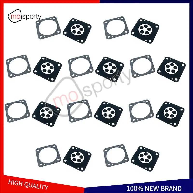 10 SET Carburetor Gasket & Diaphragm Repair Kit Fit For Bing 33 Fitted On Wacker BS45Y BS52Y BS65Y