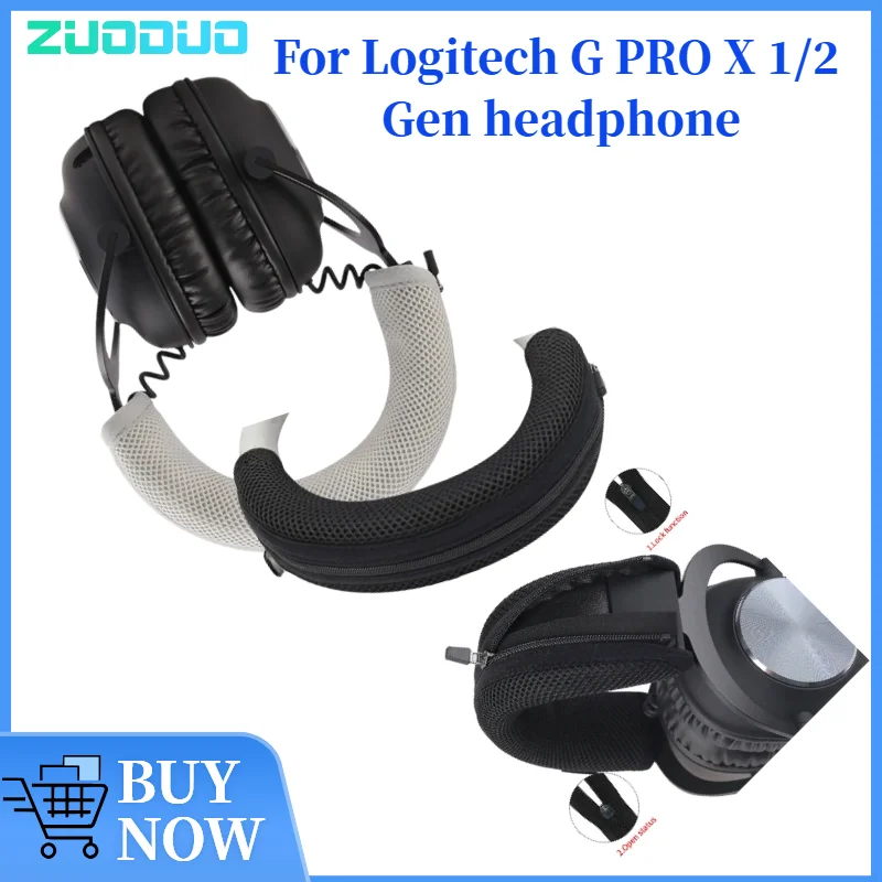 

ZUODUO Replacement Headband Cover for Logitech G PRO X 1/2 Gen Headphones Protective Headband Case