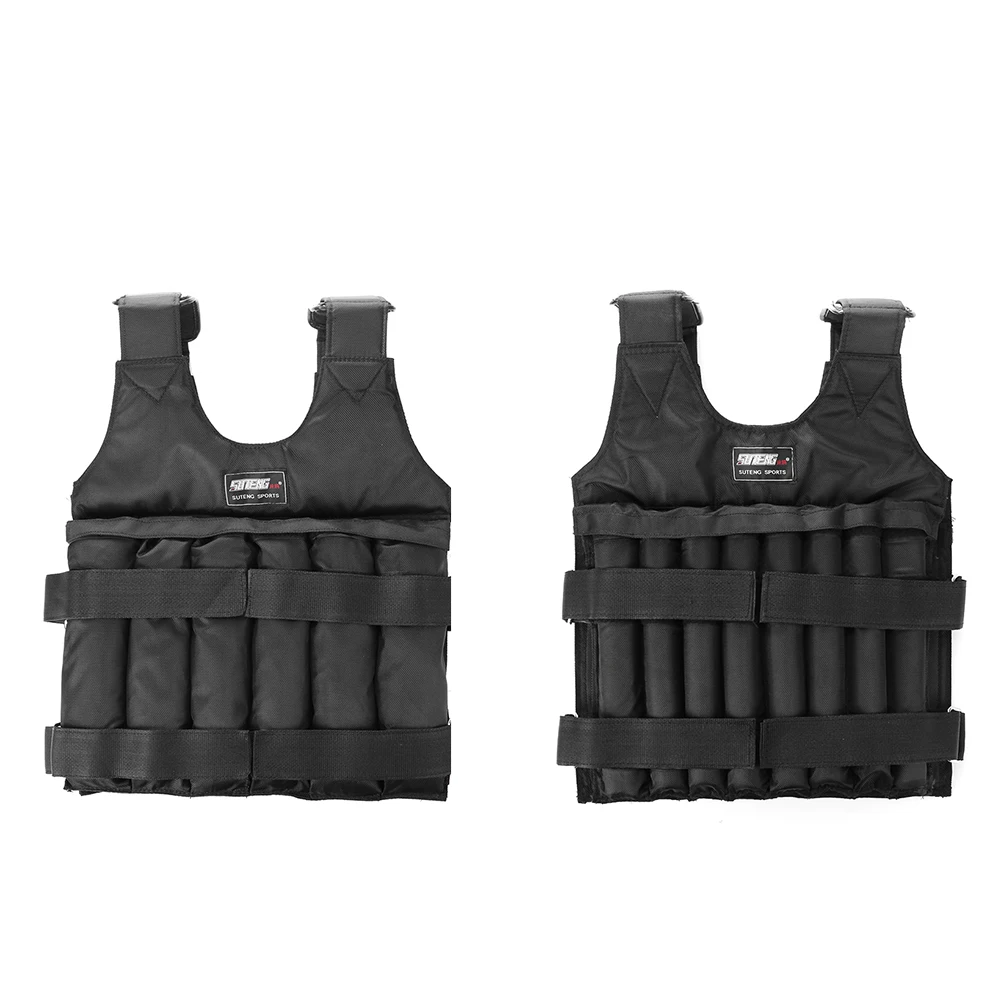 Durable Weighted Vest Adjustable Weight Training Exercise Waistcoat