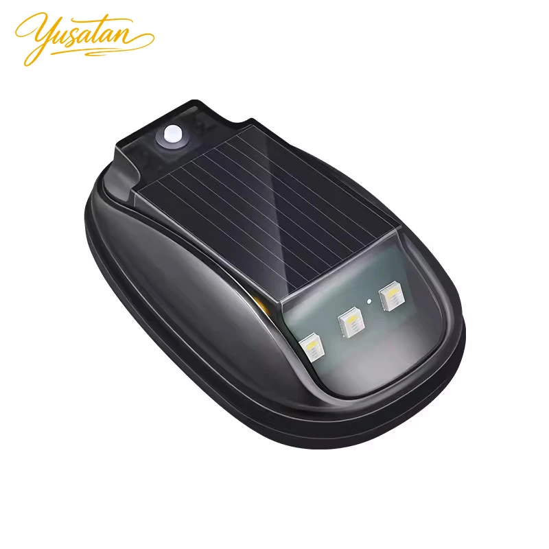 1/2/4x RGB Solarbetriebene LED-Blitzlichtleiste mit Fernbedienung, Dachmontage Warnleuchte Anti-Kollisions-Pilotlicht für Auto LKW SUV