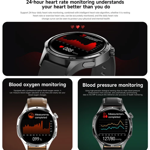 Imagen 2 del producto Reloj 5 PRO reloj inteligente para hombres 5 pantalla AMOLED HD Bluetooth llamada GPS trayectoria NFC brújula de ritmo cardíaco relojes inteligentes 2024 nuevo