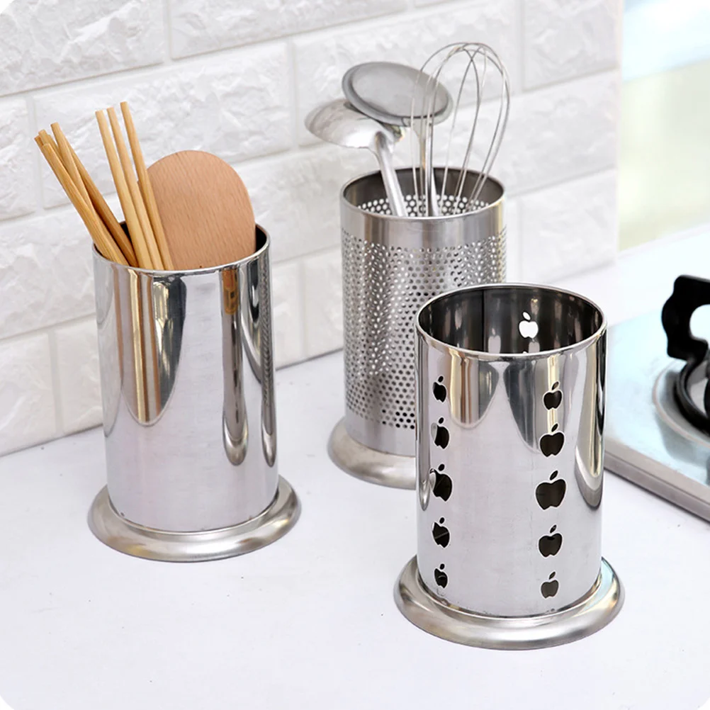 

2Pcs Stainless Steel Chopsticks Holder Widen Base Rustproof Anti-Odor Kitchen Utensil Organizer Cutlery Drying Rack