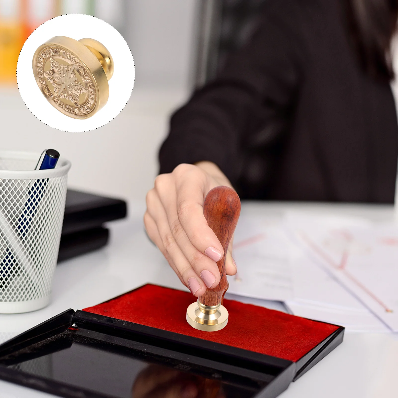 

Wax Seal Head Retro Style Stamp Copper Alloy Diy Decor Copper Stamp For Envelope Scrapbook Craft Sealing