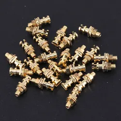 Audio Turret Strip Tag Terminal Lug Board Copper Gold Plated For HIFI Speaker Guita Vintage Tube Amplifier Kit Turret Lug