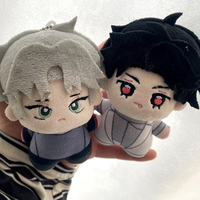 10cm Anime Game Alien Stage Ivan Till Kawaii Cosplay Adorable Soft Cotton Doll Starfish Body Mini Bags Keychain Toy Figures Gift
