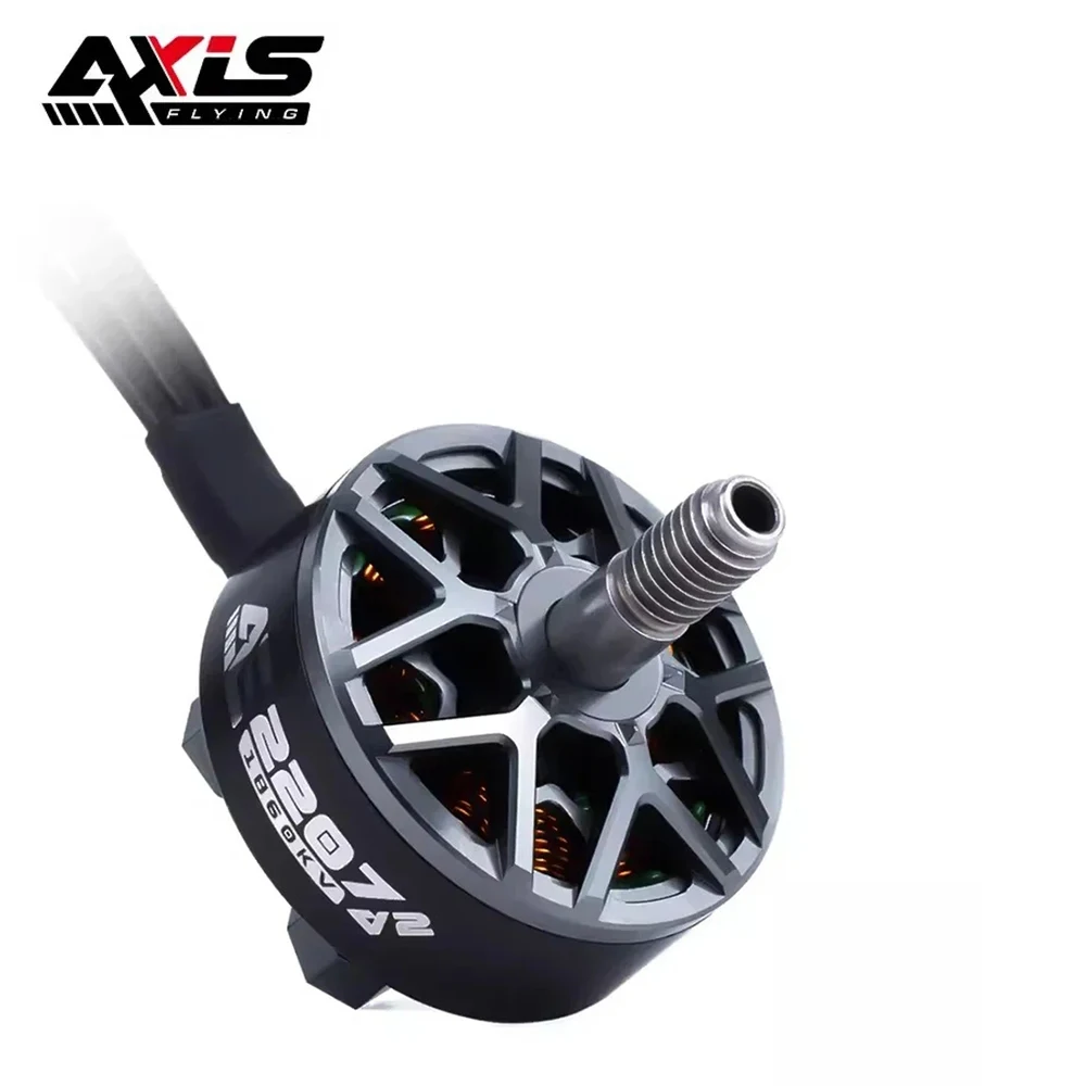 

AxisFlying AE2207 V2 1750KV 1860KV 1960KV 2100KV 4~6S Lipo Brushless Motor Suitable 5inch Propeller FPV Freestyle Racing Drone