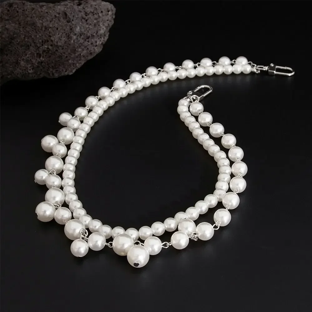 Fashion Paduan Seng Sabuk Rantai Rumbai Mutiara Punk Rumbai Jeans Rantai Hip Hop Senior Keren Celana Rantai Pria