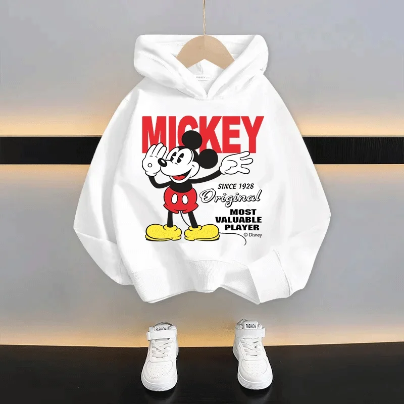 

Толстовка с капюшоном Disney с Микки и Минни Маус 2025 года для детей: осенний бестселлер, мультяшный дизайн для всех детей